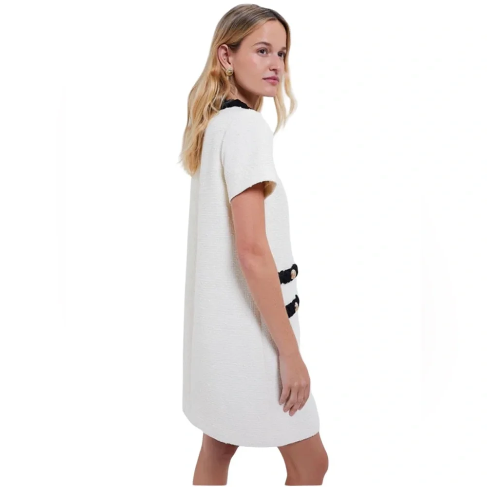 Tuckernuck White and Black Mini Dress - Picture 3 of 10